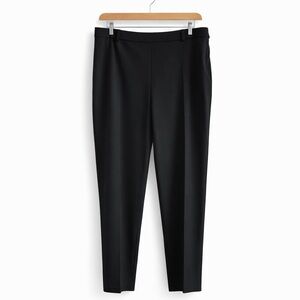 Marina Rinaldi Black Tailored Trousers Made in Italy Size IT 23 Approx US 16